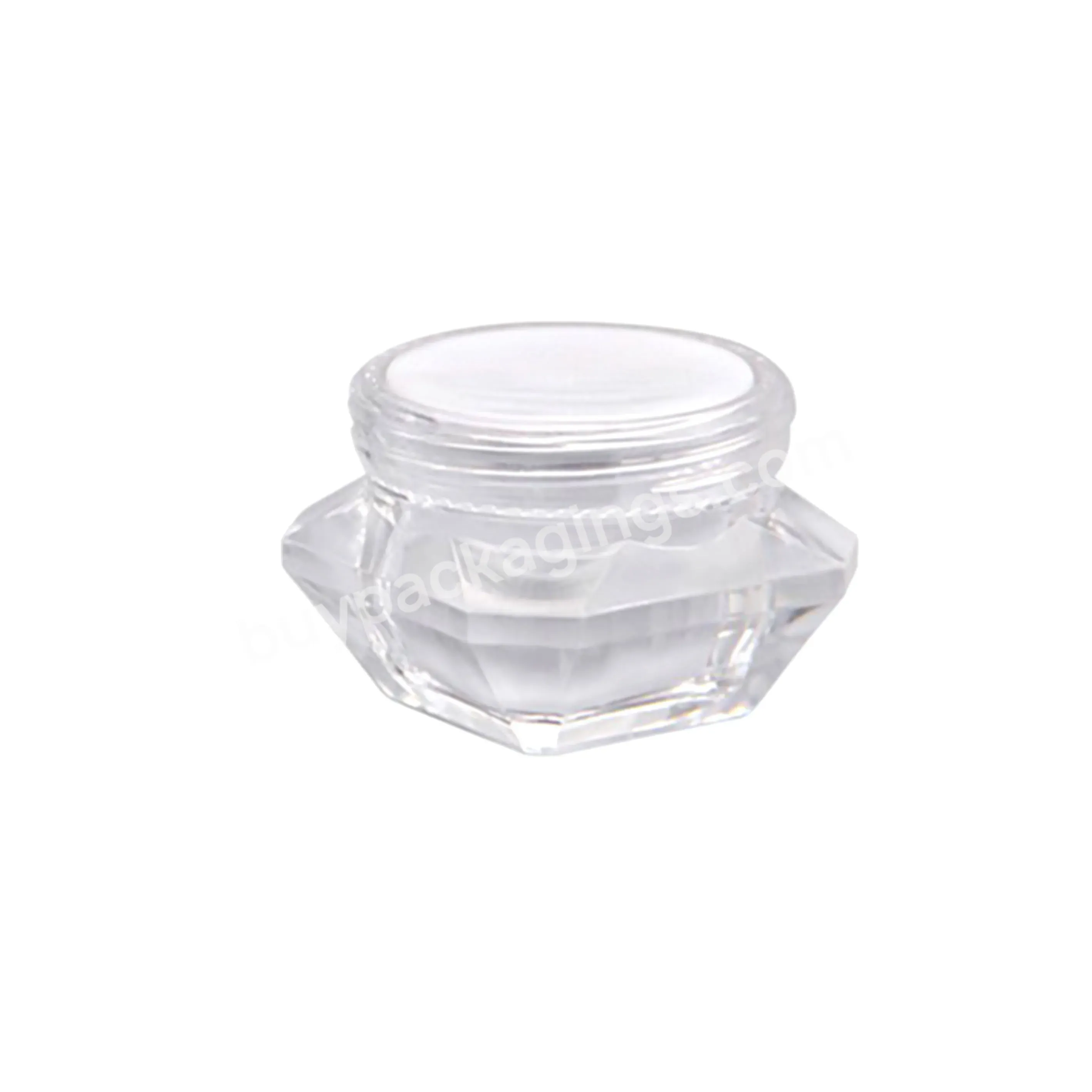 Plastic Cream Jar Container Diamond Shape Empty Plastic Cosmetic Jars 5g 10g 20g 30g - Buy Plastic Cream Jar Container,Empty Plastic Cosmetic Jars 5g 10g 20g 30g,Plastic Cream Jar.