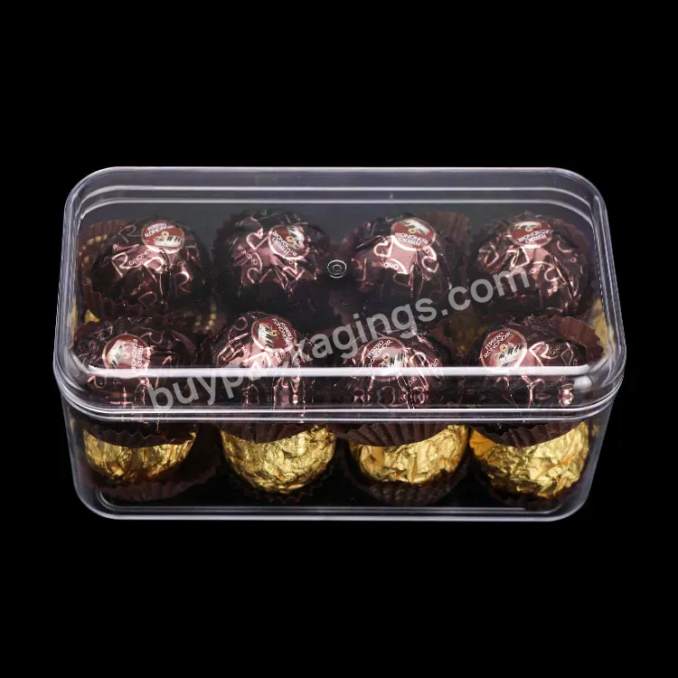 Plastic Ferrero Rocher Chocolate Box Pastry Candy Biscuits Cake Dessert Snacks Box Dessert Chocolate Case