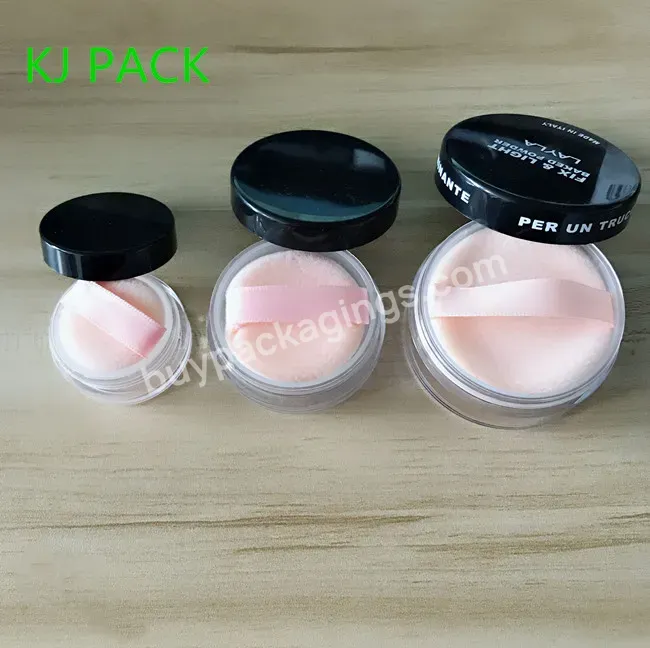 Plastic Makeup Containers And Packaging 10g 20g 30g Makeup Powder Case Container Loose Powder Jars - Buy Makeup Packaging Containers,Loose Powder Packaging,Makeup Loose Powder Jar With Sifter.