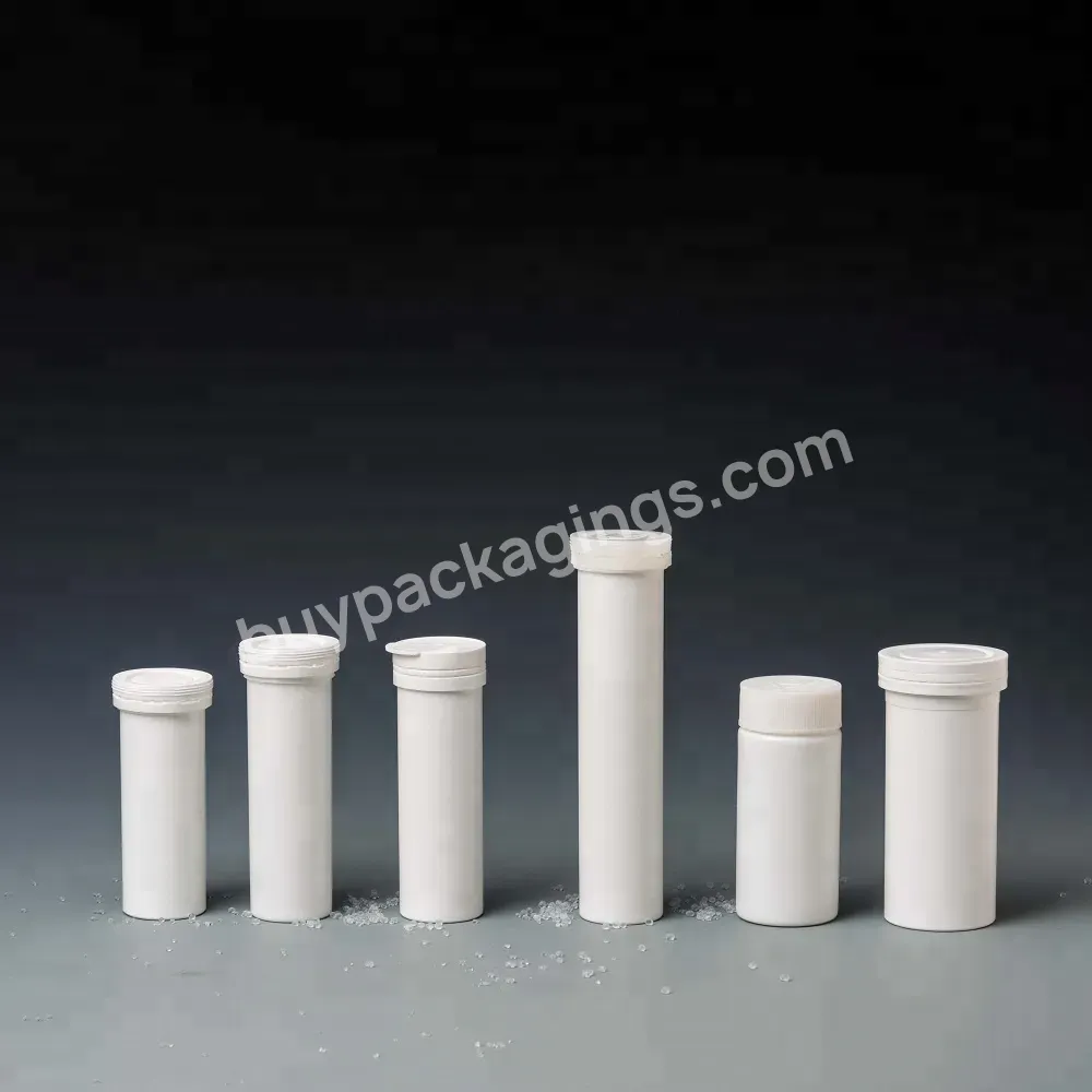 Plastic Medicine Effervescent Tablet Vitamin Packaging Tube Moisture Proof Containers With Sealing Silica Spiral Desiccant Cap - Buy Plastic Effervescent Tablet Containers,Plastic Pharmaceutical Plastic Tablet Tube Vitamin Tablet Bottles Containers,P