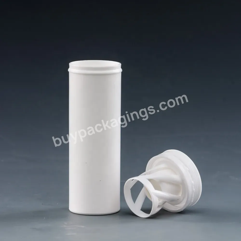 Plastic Medicine Effervescent Tablet Vitamin Packaging Tube Moisture Proof Containers With Sealing Silica Spiral Desiccant Cap - Buy Plastic Effervescent Tablet Containers,Plastic Pharmaceutical Plastic Tablet Tube Vitamin Tablet Bottles Containers,P