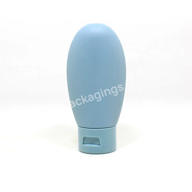 Plastic Pe 60ml 100ml 120ml 150ml Lotion Squeeze Bottle With Flip Top Lid Handstand Translucent Cosmetic Soft Touch Squeeze Bott - Buy 60ml Squeeze Tube With Flip Cap Refillable Plastic Bottle For Lotion Gel Container,Oem/odm Pe Empty Laminated Soft
