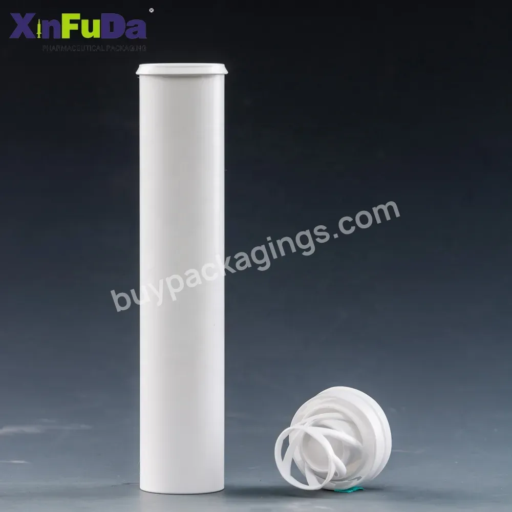 Plastic Pharmaceutical Container Multivitamin Packaging Calcium Effervescent Tablet Tube With Desiccant Stopper - Buy Calcium Effervescent Tablet Tube,Custom Supplement Packaging Effervescent Tablet Tube Plastic,Pharmaceutical Container Effervescent