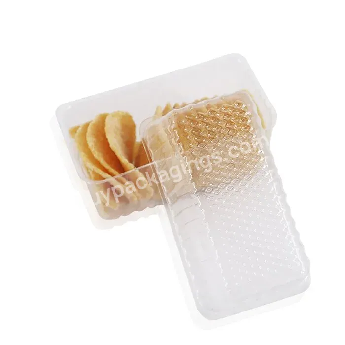 Plastic Potato Chips Biscuit Packaging Container Blister Inner Tray For Potato Chips Or Cookie - Buy Potato Chips Packing Tray,Plastic Biscuit Tray,Plastic Cookie Packaging.