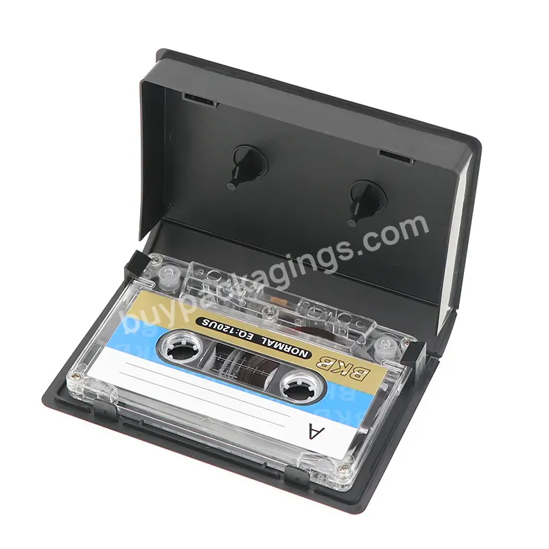 Plastic Pp Blank Cassette Tape Box Vhs Vcr Tape Shell Covers Hard Cassette Tape Outer Case Black Audio Video Cassette Cases - Buy Cassette Tape Outer Case,Audio Video Cassette Cases,Vhs Vcr Tape Shell Covers.