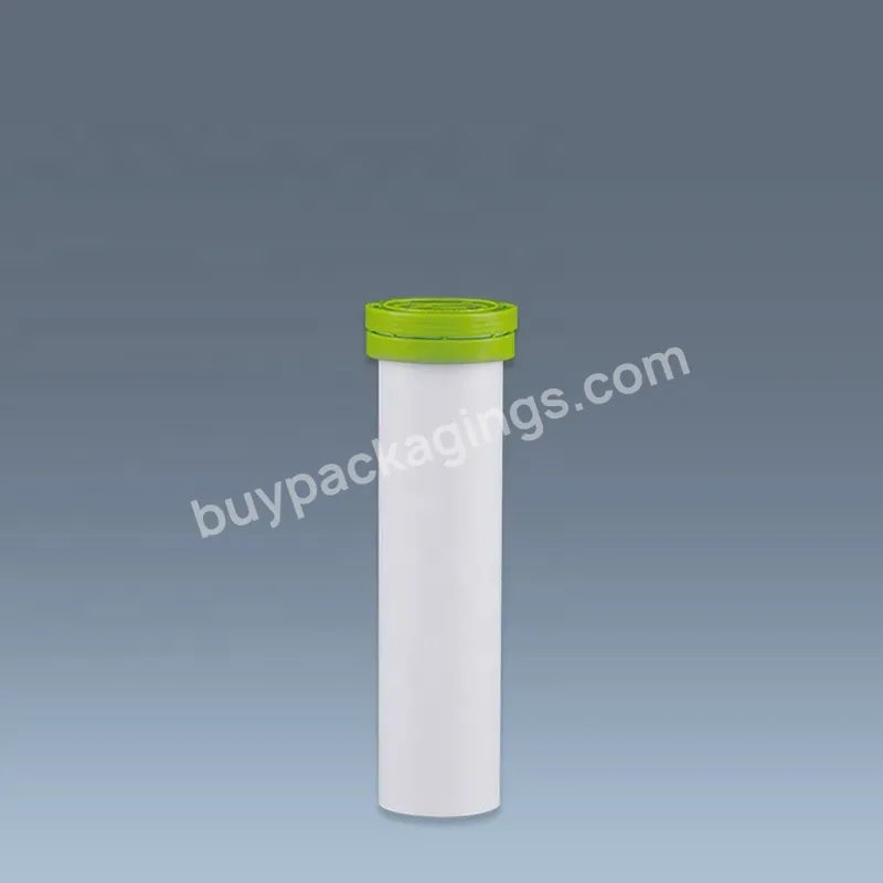 Plastic Pp Empty Moisture Proof Container 21*92 Size Effervescent Tablet Tube With Desiccant Silica Gel Spring Cover - Buy Effervescent Tablet Tube,Effervescent Tube,Vitamin Tube.