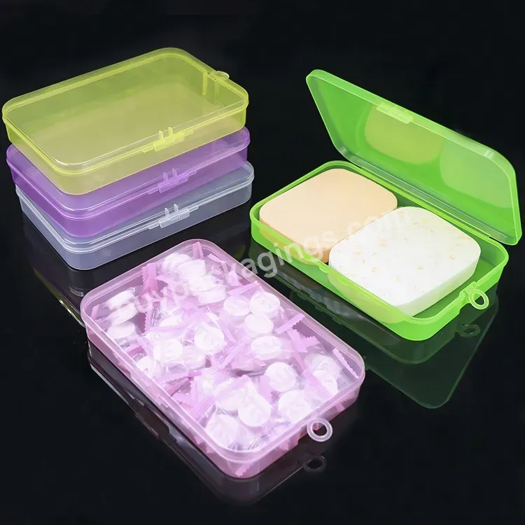 Plastic Storage Packing Container Maskes Holder Container Powder Puff Case Multi Tools Organizer Case Makeup Sponge Tampon Holder - Buy Plastic Tampon Holder Case,Powder Puff Case,Multi Pp Plastic Case.