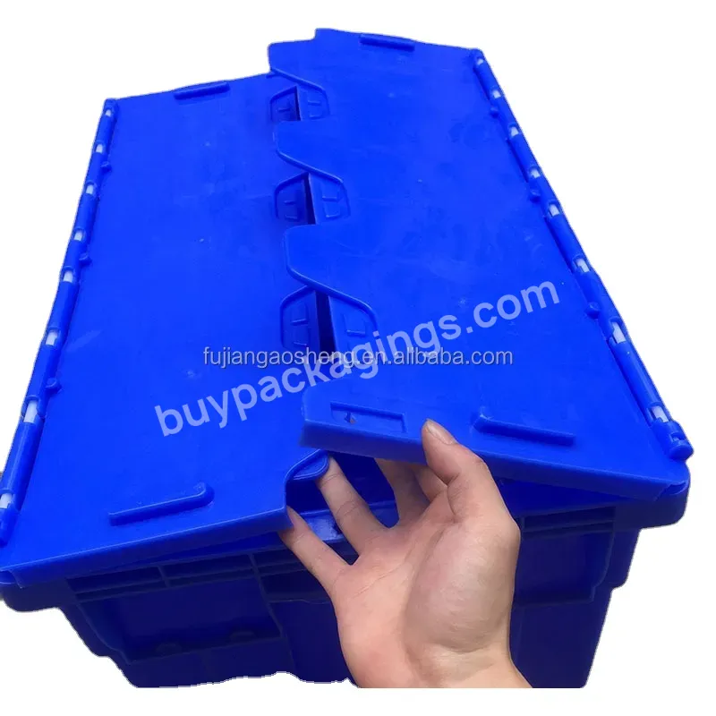 Plastic Turnover Box Toolbox With Cover Fresh Food Distribution Thickened Convenient Transportation Logistics Packaging Crate - Buy Plastic Storage Crate Logistics Packaging,Plastic Wine Beer Turnover Boxes With Cover,Plastic Moving Boxes Logistics P
