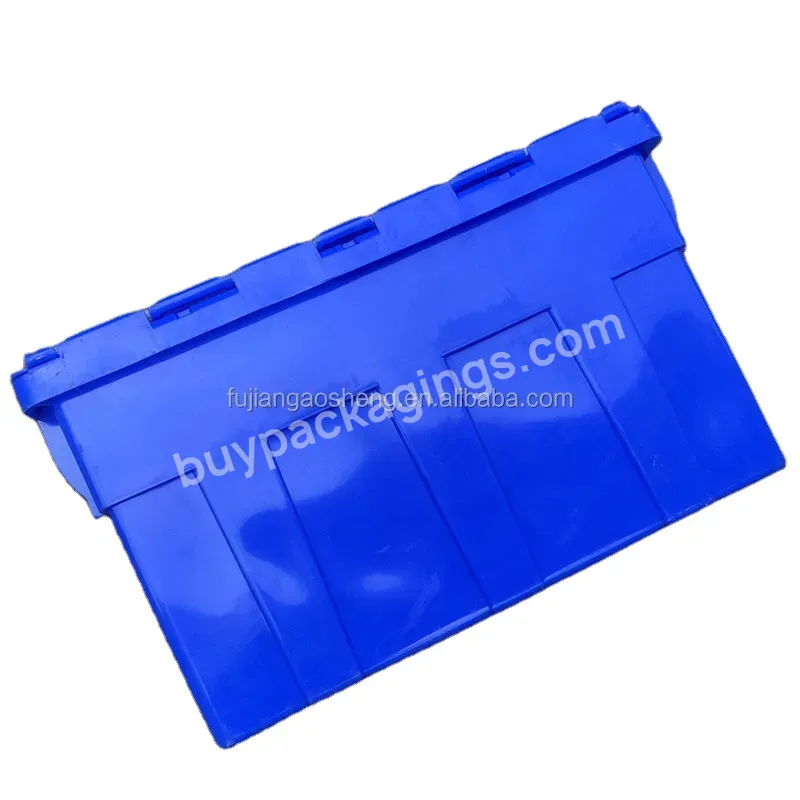 Plastic Turnover Box Toolbox With Cover Fresh Food Distribution Thickened Convenient Transportation Logistics Packaging Crate - Buy Plastic Storage Crate Logistics Packaging,Plastic Wine Beer Turnover Boxes With Cover,Plastic Moving Boxes Logistics P