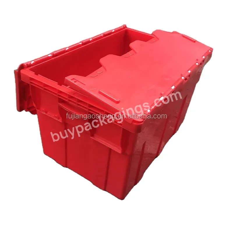 Plastic Turnover Box With Cover Fresh Food Distribution Thickened Convenient Transportation Logistics Packaging Crate - Buy Plastic Storage Crate Logistics Packaging,Plastic Wine Beer Turnover Boxes With Cover,Plastic Moving Boxes Logistics Packaging.