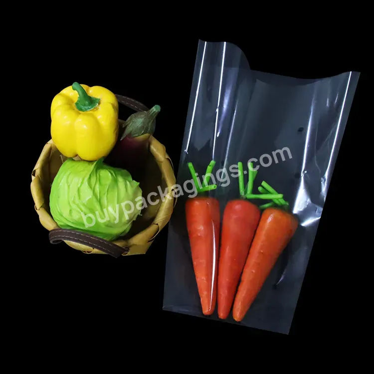 Plastic Vegetable Fruit Cellophane Bags For Food Herb Cherry Grape Trapezoid Cello Bags Lettuce Produce Bag Fresh - Buy Cellophane Bags,Produce Bag,Lettuce Bag.