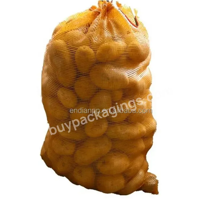 Plastic Vegetable Packing Pp Woven Mesh Sacks Mesh Bags For Potatoes Onion Bean - Buy Mesh Bag,Pp Mesh Bag,Pp Mesh Sack.