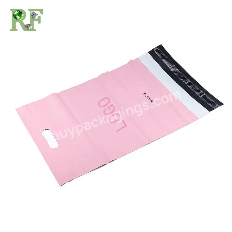 Poly Mailer With Handle Wholesale 100 Bio Compostable Oem Waterproof Custom Size Water Proof Packing Express Gravure Printing - Buy Wholesale Poly Mailers With Handle,Custom Printed Poly Mailers With Handle,Pink Poly Mailer.
