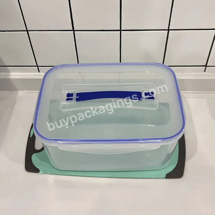 Polypropylene Heat Kitchen Multi Function Transparent Crisper Airproof Airtight Plastic Sealed Food Storage Container Box - Buy Sealed Food Container,Kitchen Sealed Crisper,Food Sealed Container.