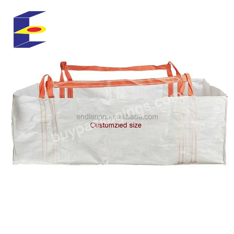 Polypropylene Pp 1 Ton 2 Cubic Fibc Big Bulk Jumbo Skip Bags For Garbage Feed Construction Waste - Buy Skip Bag,Jumbo Skip Bag,2 Cubic Skip Bag.