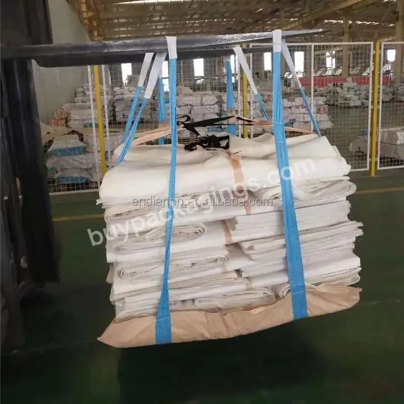 Polypropylene Pp 2 Ton 2000kg Soft Pallet Fibc Sling Big Jumbo Bag For Lifting Package Cement Feed Chemicals Fertilizer - Buy Sling Big Bag,Sling Big Jumbo Bag,2 Ton Sling Bag.