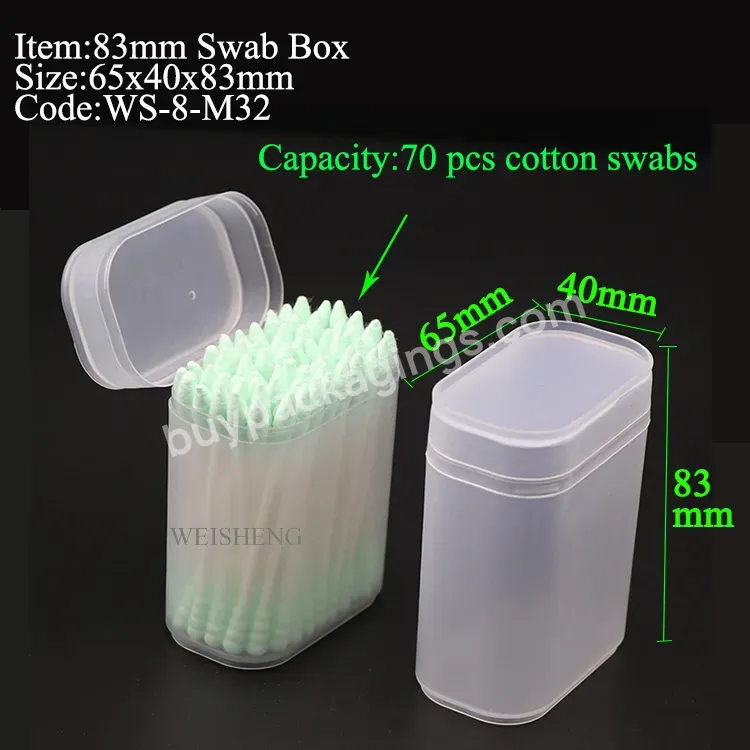 Portable Cotton Swab Holder Travel Organizer Bamboo Stick Q-tip Holder Storage Box Container Case Bamboo Cotton Bud Box - Buy Bamboo Stick Q-tip Holder,Cotton Bud Box,Cotton Swab Holder.