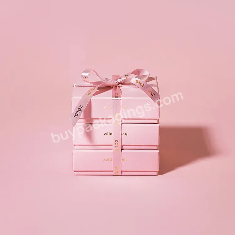 Portable Jewelry Packing Boxes With Personalized Logo Personalized Jewelry Boxes Pink Jewelry Boxes With Ribbon - Buy Jewelry Boxes With Ribbon,Personalized Jewelry Boxes,Jewelry Packing Boxes With Personalized Logo.