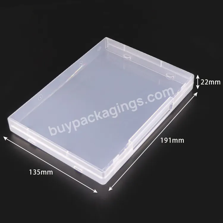 Portable Multi Clear Carrying Tool Case Comics Booklet Providers Book Protective Tool Plastic Cover Box