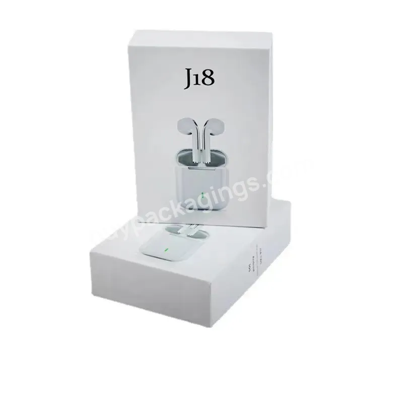 Portable Power Bank Electronics With Custom Logo Hook Pvc Window Packaging Drawer Paper Box - Buy Earphone Packaging Boxes,Packaging Drawer Paper Box,Wireless Headphone Paper Packaging Box.