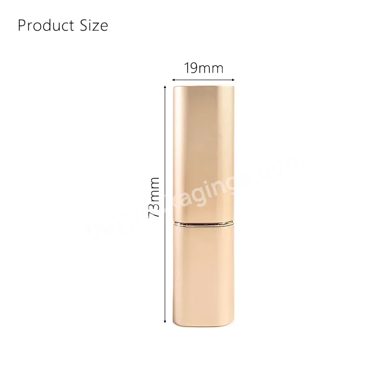 Pp And Aluminum Cosmetic Lipstick Container Square Tube For Sale - Buy Cosmetic Lipstick Container Pp And Aluminum,Pp And Aluminum Lipstick Empty Container,Cosmetic Lipstick Container Square Tube.