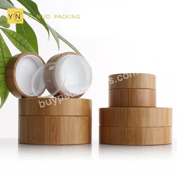 Pp Cream Cosmetic Jars Bamboo Lid Double Wall Wooden Cream Jar With Lid For Cosmetic - Buy Pp Cream Jar Cosmetic,Cosmetic Jars,Wooden Jar.
