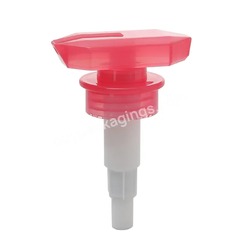 Pp High Transparent Acrylic Lotion Pump 28/410 Popular Sale Shampoo Pump