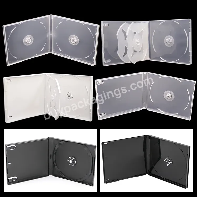 Pp Plastic Classic Clear Clamshell Case Storage Disc Protection Holder Clam Shell Dvd Box 7mm Single Slim Poly Cd Dvd Cases - Buy Classic Clear Clamshell Case,Clam Shell Dvd Box,7mm Single Slim Poly Cd Dvd Cases.