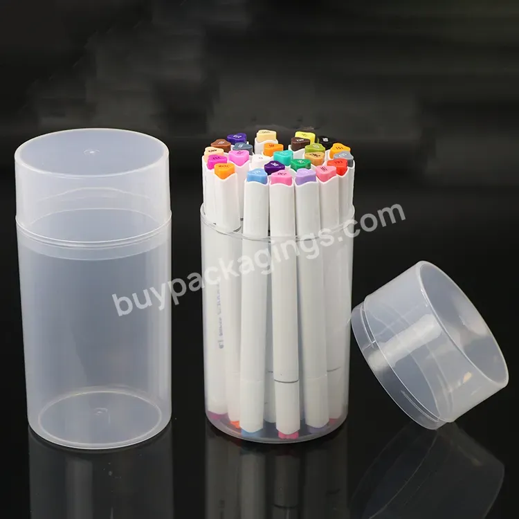 Pp Plastic Packaging Tool Candle Gift Box Travel Brush Color Pencil Box Cylinder Candle Box Packaging Case - Buy Candle Gift Box,Cylinder Candle Box,Packaging Color Pencil Box.
