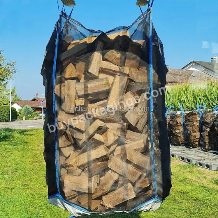 Pp Woven Super Sack Bulk Jumbo Fibc Big Mesh Ventilated 1000kg Firewood Bag - Buy Firewood Bag,1000kg Firewood Bag,Firewood Bag 1000kg.