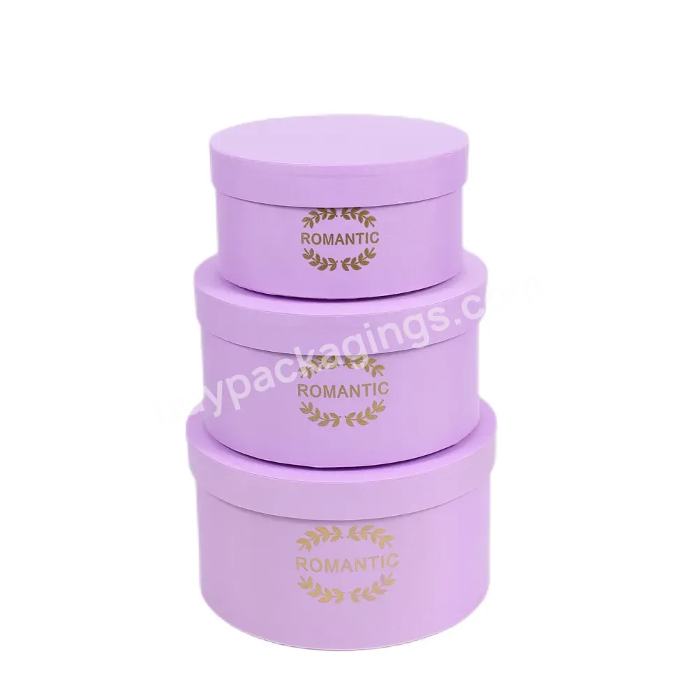Premium Quality Cylindrical Rounded 3pcs/set Flower Paper Box Gift Box With Romantic Letter Printed - Buy Cylindrical Rounded 3pcs/set Flower Paper Box,Flower Paper Box Gift Box,Gift Box With Romantic Letter Printed.