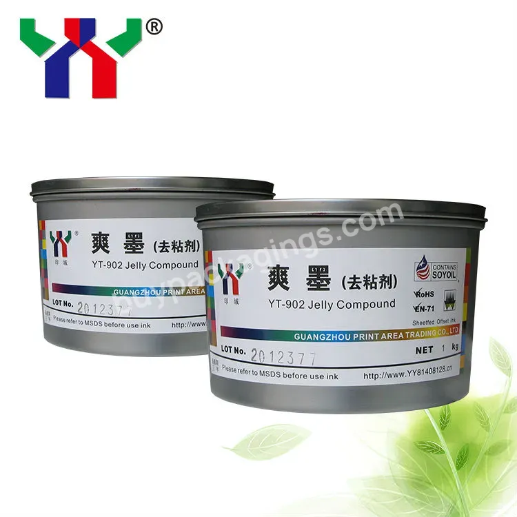 Print Area Ceres Yt-902 Jelly Compound For Offset Printing Machine,1kg/can - Buy Jelly Compound,Viscosity Reducing Agent,Clear Medium.