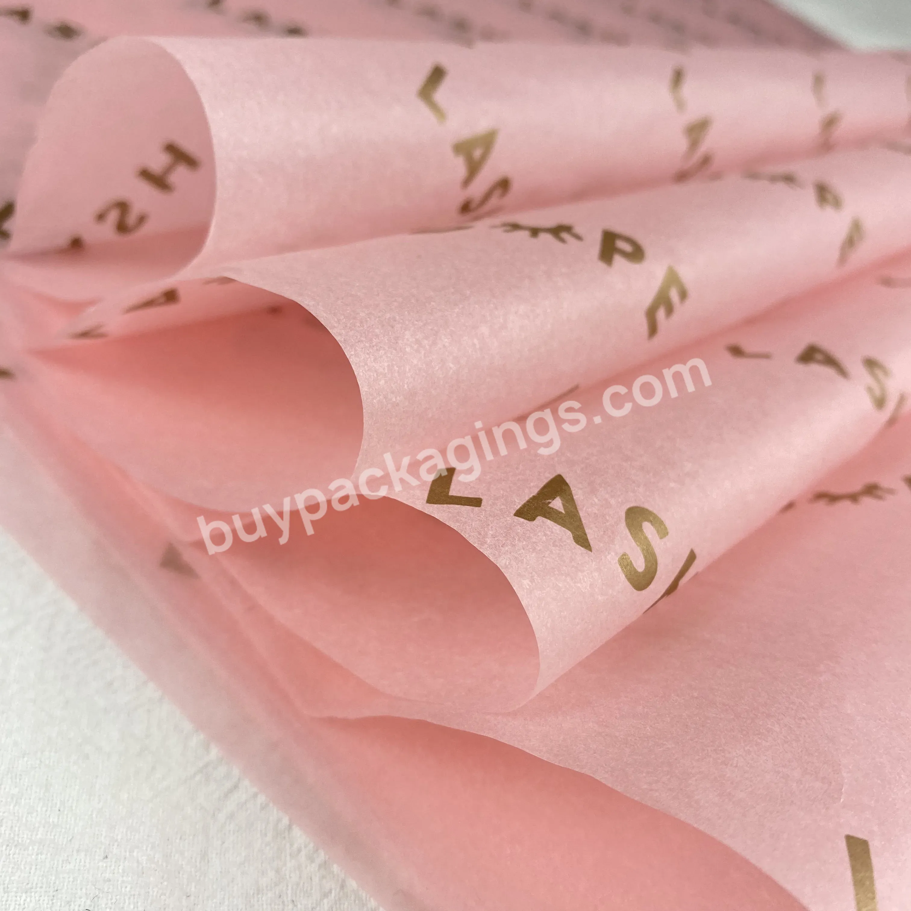 Print Logo Printable Gift Wrap Paper Gift Wrapping Paper Bags Hemp Wraps Blunt Paper With Pink Desgin