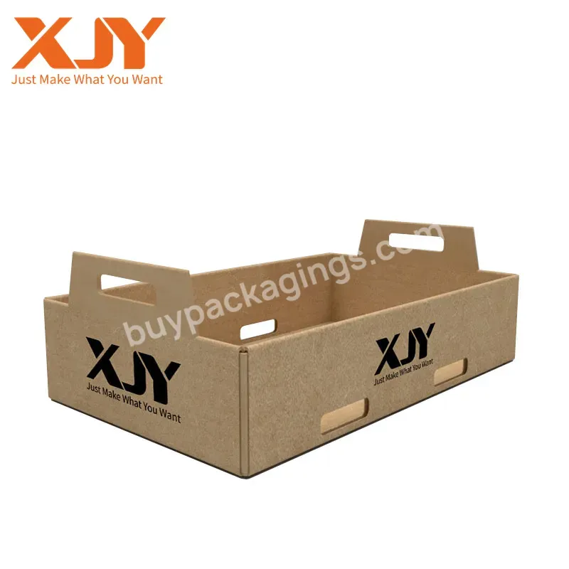 Printed Cardboard Carton Vegetable And Fruits Storage Corrugated Paper Box Packaging Fruit Package Box