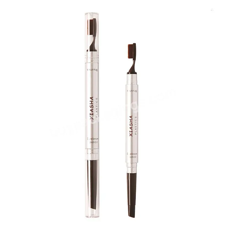 Private Double-head Automatic Rotation Eyebrow Pencil Package Material - Buy Lipstick Empty Container,Lipstick Plastic Packaging,Lipstick Tube.