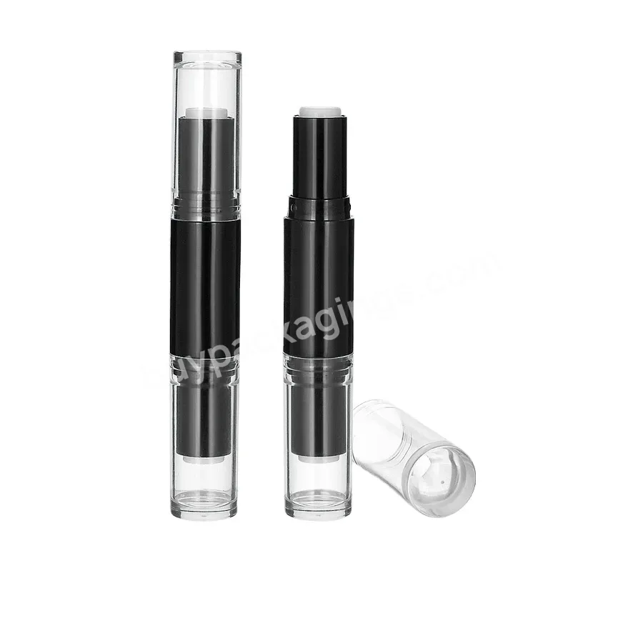 Private Label Custom Cosmetic Plastic Packaging E9991# Lip Balm Lipstick 2 Tone Double Head Concealer Stick Tube Empty Container - Buy Concealer Stick Packaging,Concealer Stick Tube,2 Tone Concealer Stick Plastic Packaging.