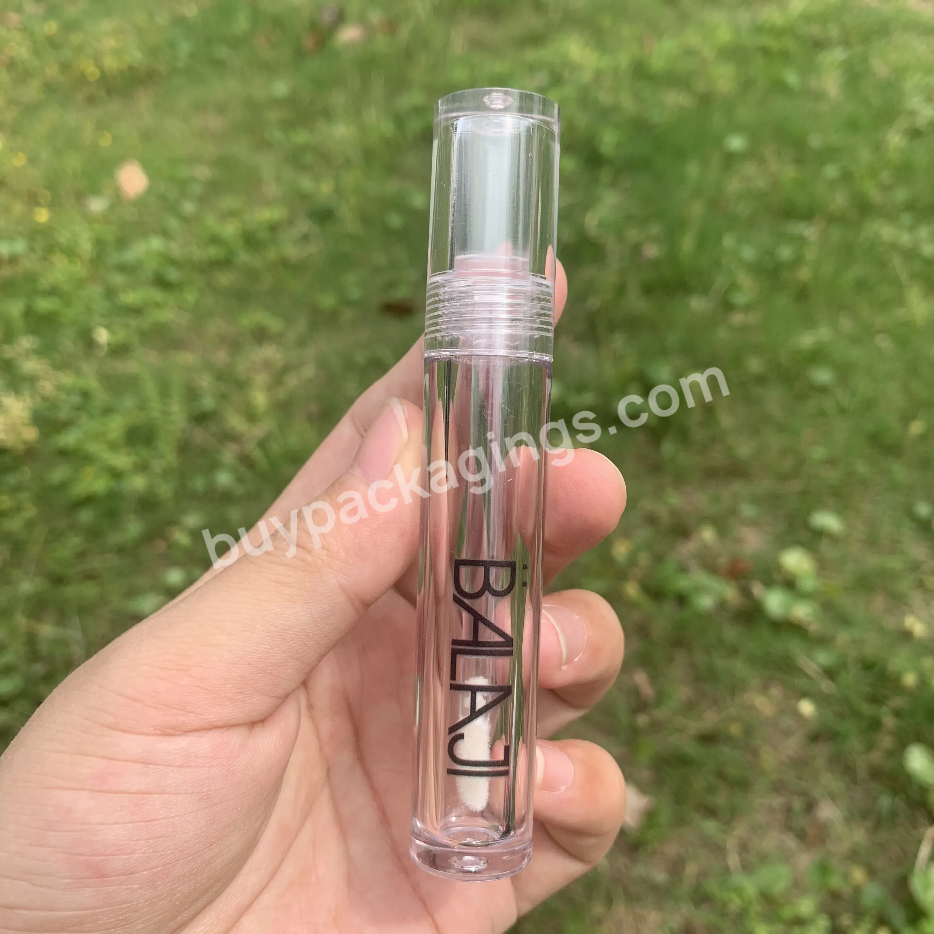 Private Label Frost Clear Lip Gloss Tubes Liquid Lipstick Empty Container Wholesale 5ml 6ml Lip Gloss Tube Packaging - Buy Private Label Clear Lip Gloss Tube,Lip Gloss Tube Clear 6ml,Clear Lip Gloss Wand Tubes.