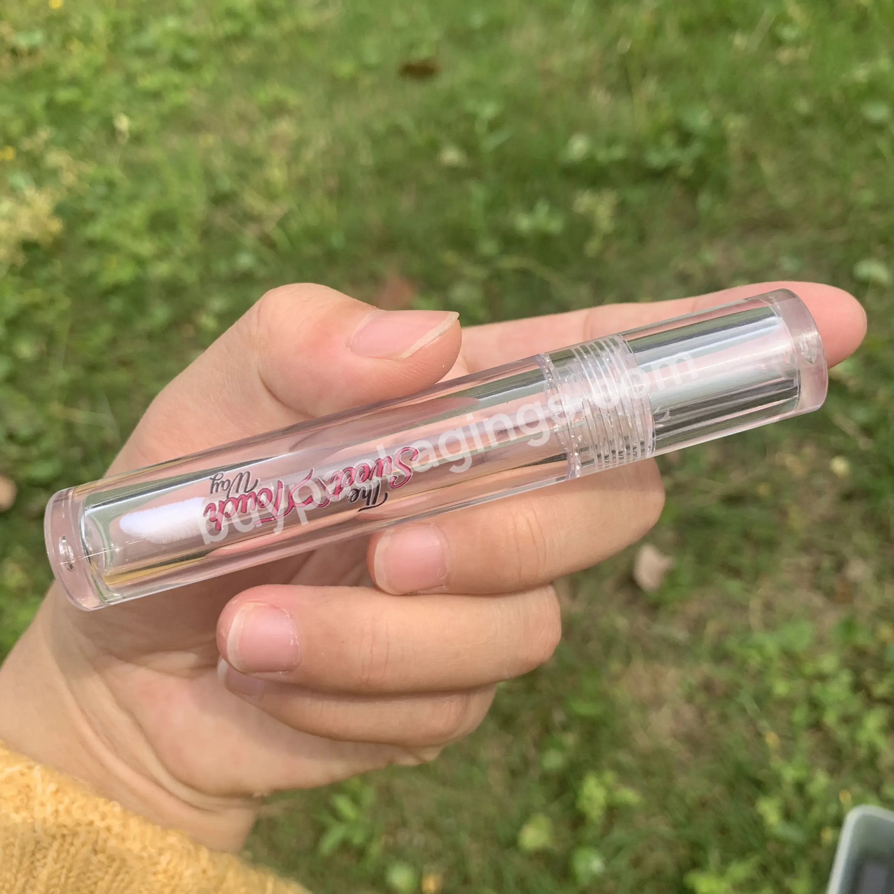 Private Label Frost Clear Lip Gloss Tubes Liquid Lipstick Empty Container Wholesale 5ml 6ml Lip Gloss Tube Packaging - Buy Private Label Clear Lip Gloss Tube,Lip Gloss Tube Clear 6ml,Clear Lip Gloss Wand Tubes.