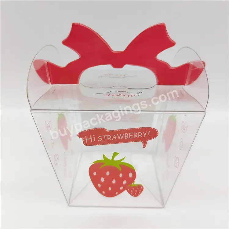 Private Label Rectangle Portable Cake Packaging Tea Cake Box Pet/pvc/pp Portable Food Packing Containers - Buy Plastic Boxes,Packaging Boxes,Pvc Folding Box.