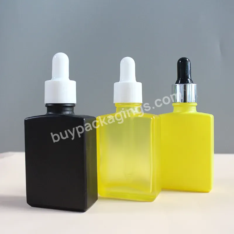 Production High Quality 15ml 30ml 50ml 100ml Square Glass Dropper Bottles For Essential Oil With Gold Sliver Cap - Buy Glass Bottles 30ml,30ml Square Glass Dropper Bottles,Square Glass Dropper Bottles.