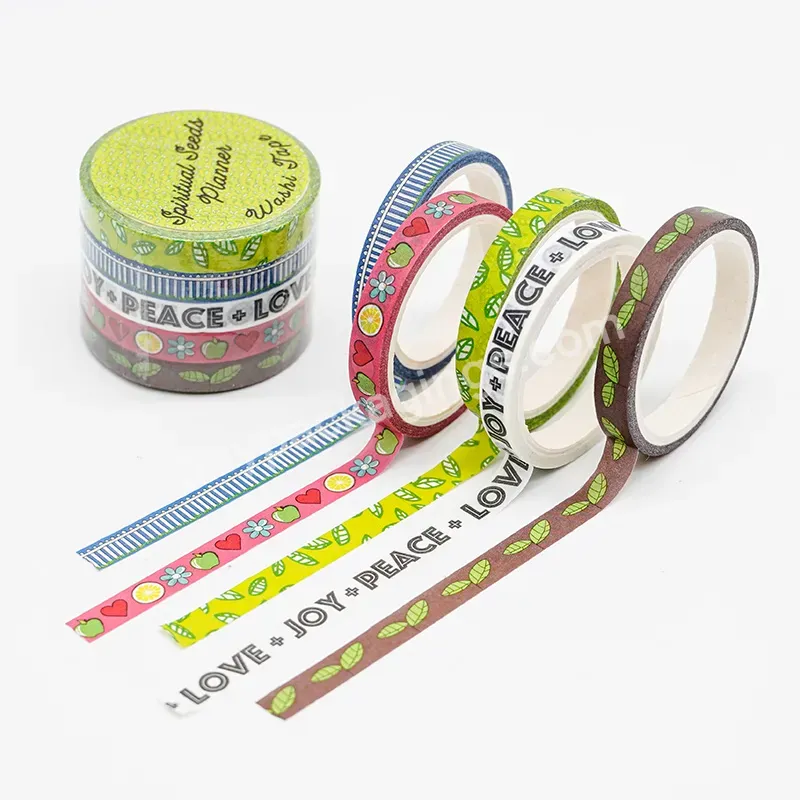 Professional Manufacturer Custom Colorful High Quality Washi Tape For Decoration