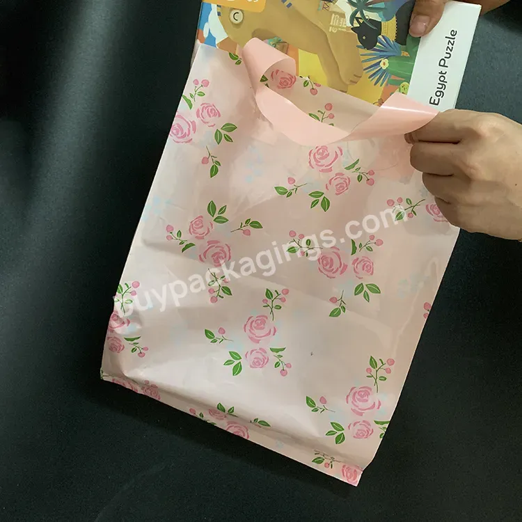 Promotional Boutique Fashion Pink Beauty Makeup Able Pastry Bread Biscuits Die Cut Handle Plastic Gift Shopping Thank You Bag - Buy Plastic Gift Shopping Thank You Bag,Biscuits Plastic Gift Shopping Bag,Portable Plastic Bags.