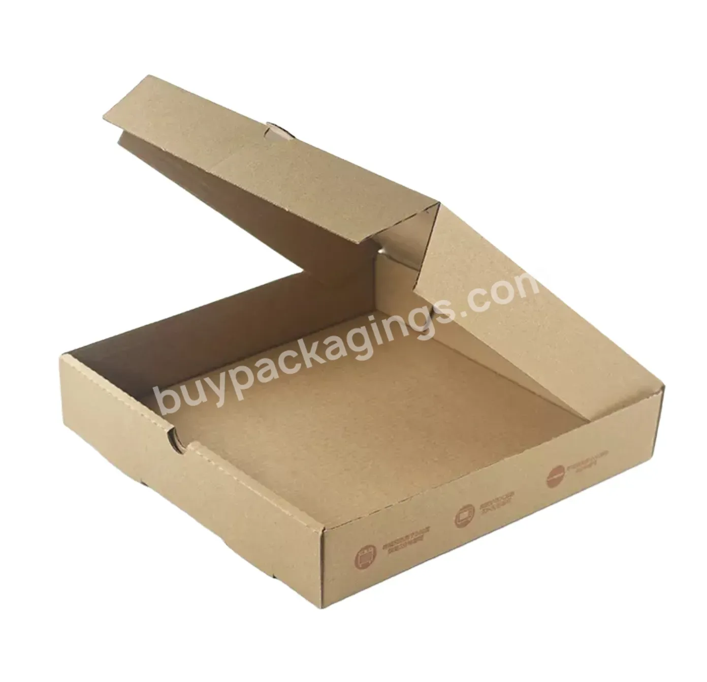 Promotional Brown Corrugated Disposable Pizza Popcorn Paper Food Packaging Box - Buy Pizza Paper Box,Paper Food Box,Brown Corrugated Paper Box.