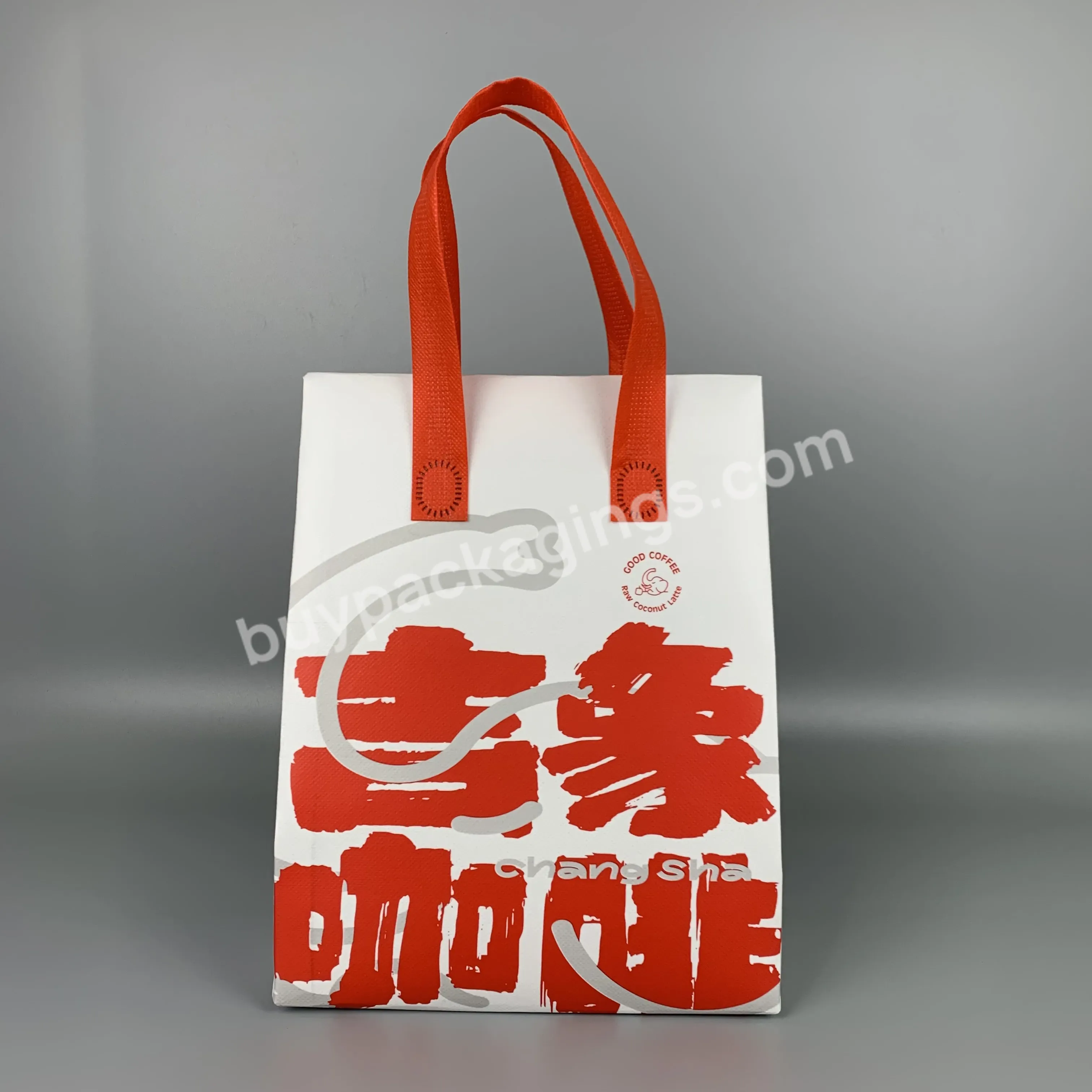 Promotional Coloful Clear Printing Waterproof Eco-friendly Thermal Insulation Non Woven Cooler Bag With Reinforced Handle - Buy Eco Non Woven Bag,Thermal Insulation Bag,Non Woven Cooler Bag.