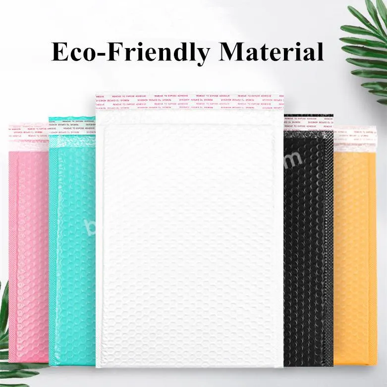 Promotional Custom Quality Guarantee Clothing Consumer Electronic Express Shockproof Waterproof Color Matte Film Poly Bubble Bag