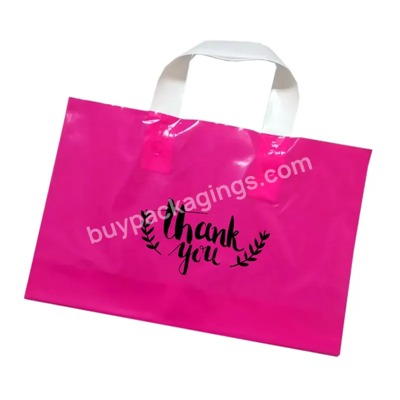 Promotional Hot Sale Custom Logo Tote Plastic Shopping Bag - Buy Plastic Tote Bag,Tote Shopping Bag,Tote Bag Custom.