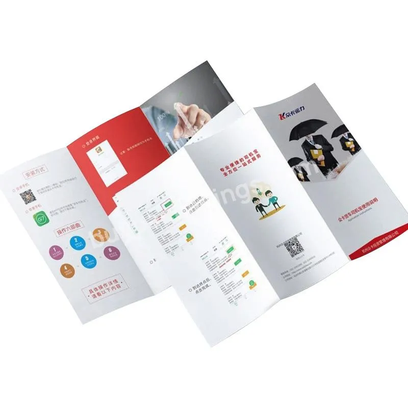 Promotional Materials High Quality Advertising Custom Brochure Printing Booklet Flyers Leaflet Pamphlet