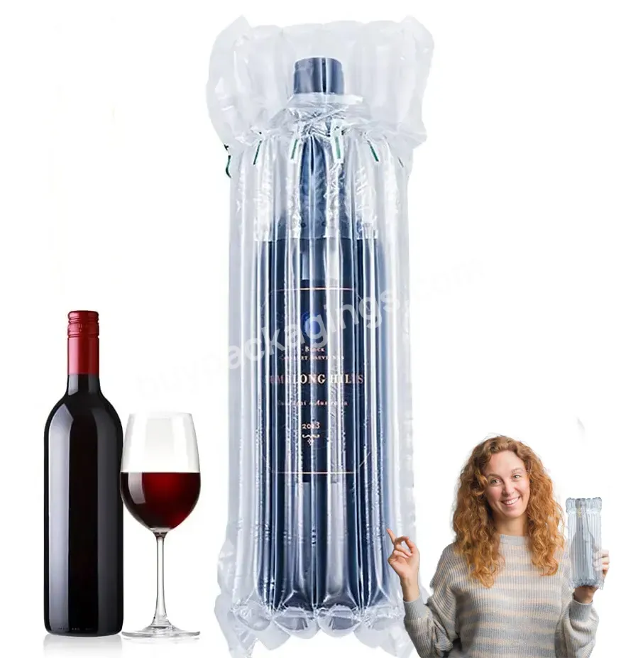 Proper Price Top Quality Wrap Packaging Air Bubble Inflatable Air Column Bag For Wine Bottle - Buy Air Column Bag Packaging,Inflatable Plastic Bubble For Red Wine Bottle,Wine Glass Protective Bubble Packing.