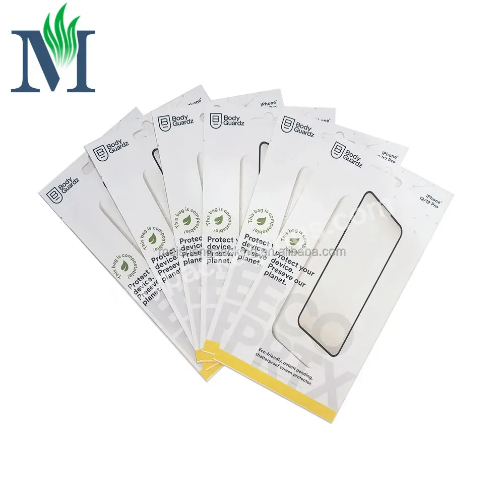 Protect Screen Pouch Compostable Biodegradable Three Side Seal Heat Seal Plastic Packaging Phone Bags Eco-friendly Recyclable - Buy Biodegradable Three Side Seal Heat Seal Plastic Packaging,Recyclable,Heat Seal Plastic Packaging.
