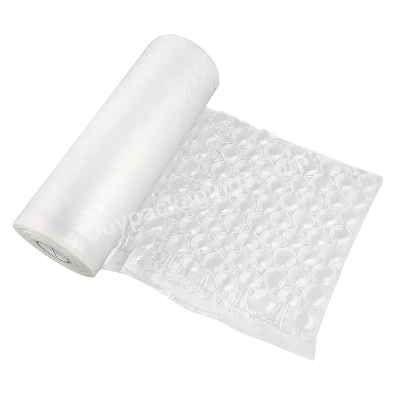 Protector Buffer Packaging Wrap Roll Cushion Bag Protective Air Column Bubble - Buy Hdpe Air Cushion Finish,Air Cushion Bubble Film,Air Bubble Roll Cushion Packaging Film.